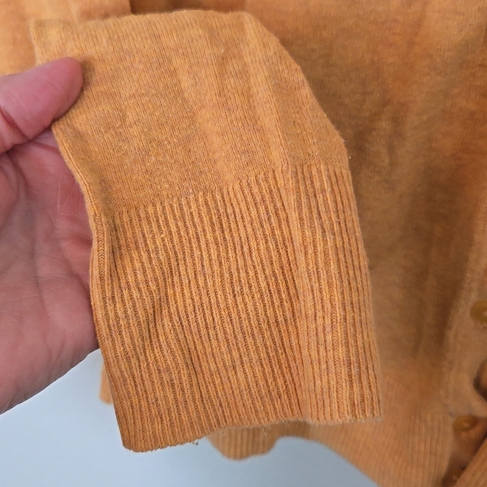 Merona | Gold Button Cardigan Size Medium - Picture 5 of 8